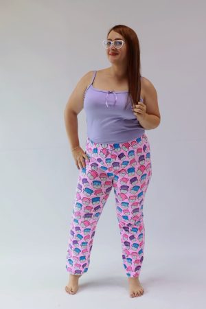 pijama de pantalon con tacitas