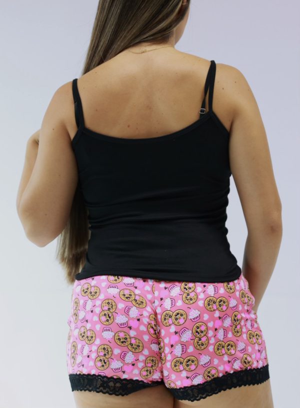 Pijama de short ruedo Piggy