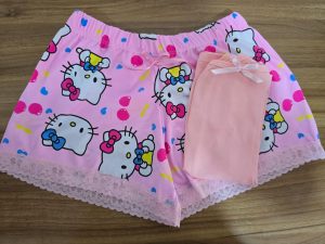 Pijama de short hello kity