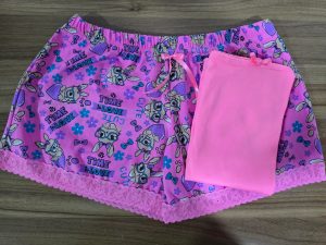 Pijama de short conejita