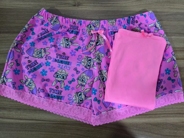 Pijama de short conejita