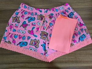 Pijama de short de ositos