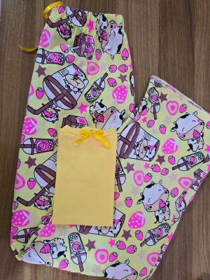pijama de pantalon de vaca