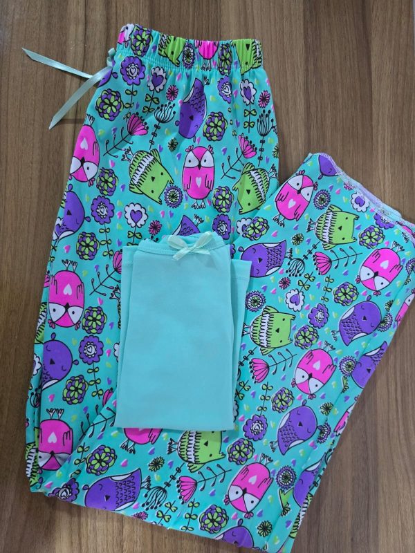 Pijama de pantalón de buho