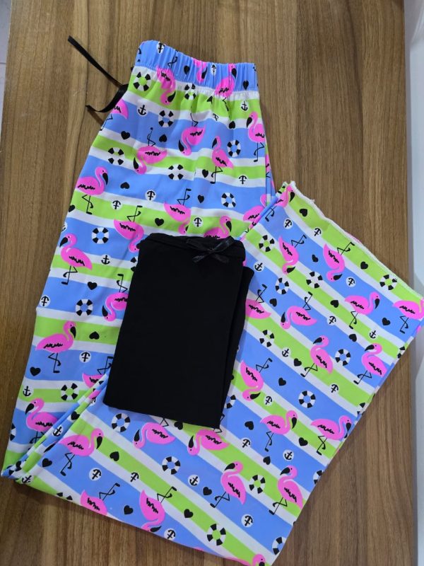 pijama de pantalon flamenco