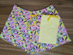 Pijama de short ruedo Snoopy