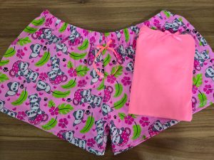 pijama de short pandita